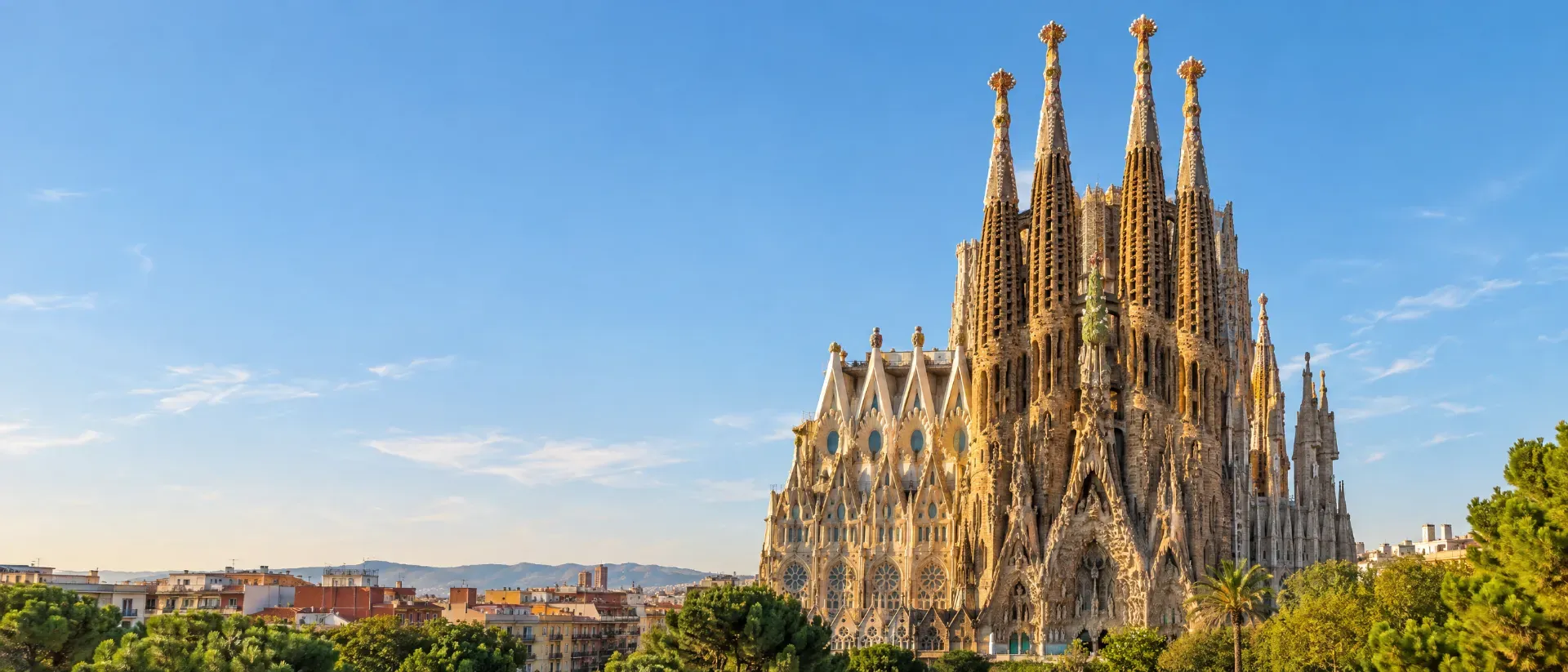 Die Sagrada Família in Barcelona